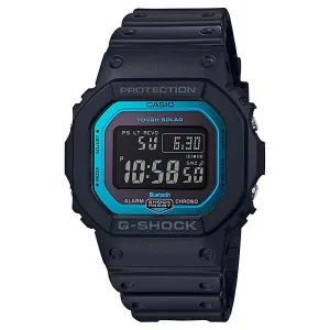 Casio G-Shock Bluetooth Multi Band 6 Tough Solar Black Resin Watch GWB5600-2D GW-B5600-2D GW-B5600-2