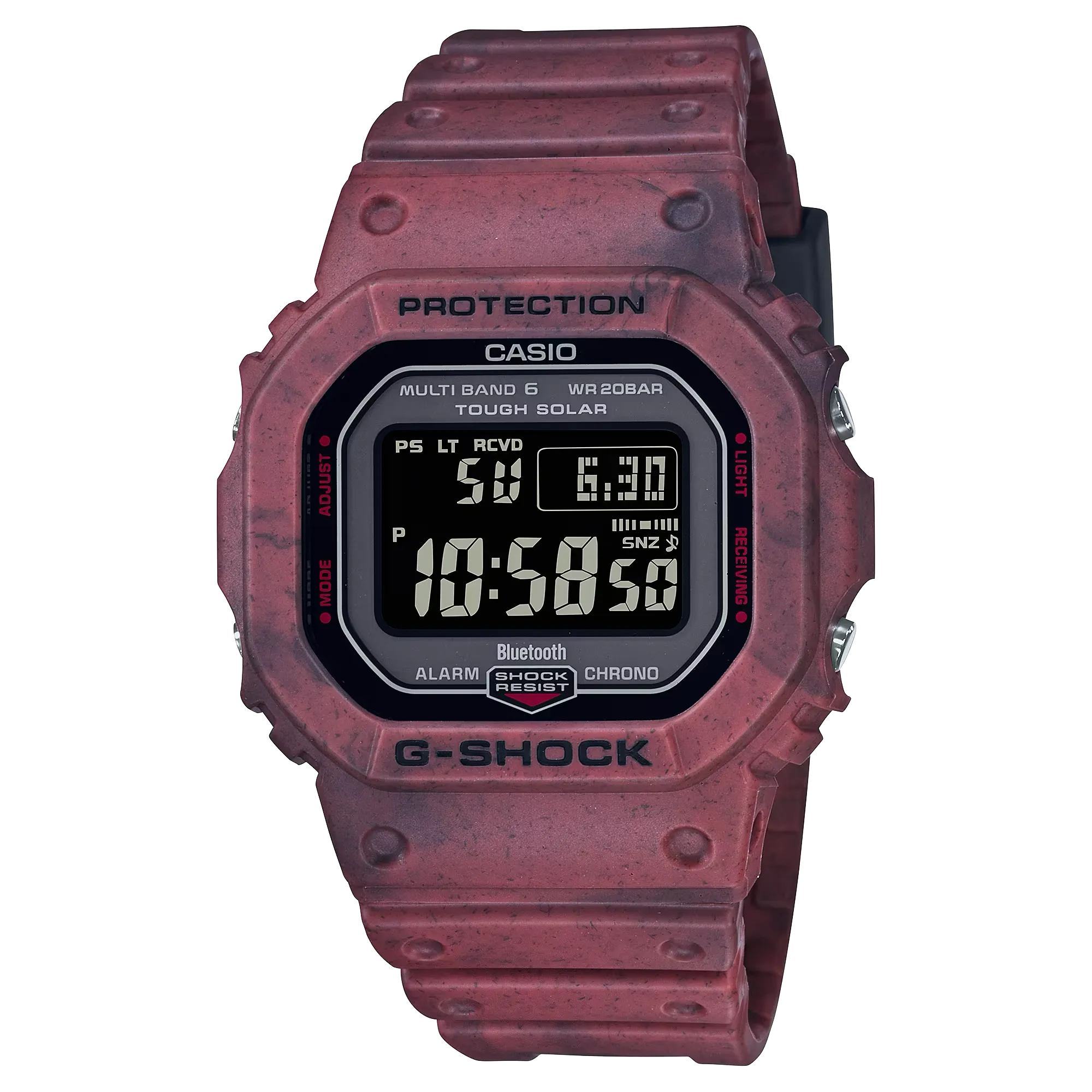 Casio G-Shock Bluetooth Multi Band 6 Tough Solar GW-B5600 Lineup Resin Band Watch GWB5600SL-4D GW-B5600SL-4D GW-B5600SL-4