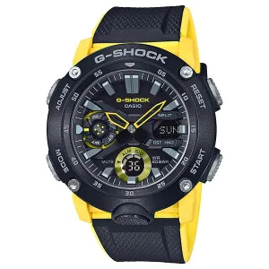 Casio G-Shock Carbon Core Guard Structure Black Resin Band Watch GA2000-1A9 GA-2000-1A9