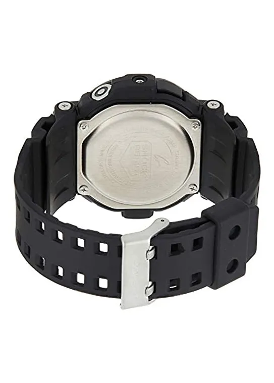 CASIO G-SHOCK DIGITAL WITH VIBRATION ALERT BLACK RESIN BAND GD350-1B