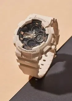 CASIO G-SHOCK DUO PINK RESIN BAND GMAS140M-4A