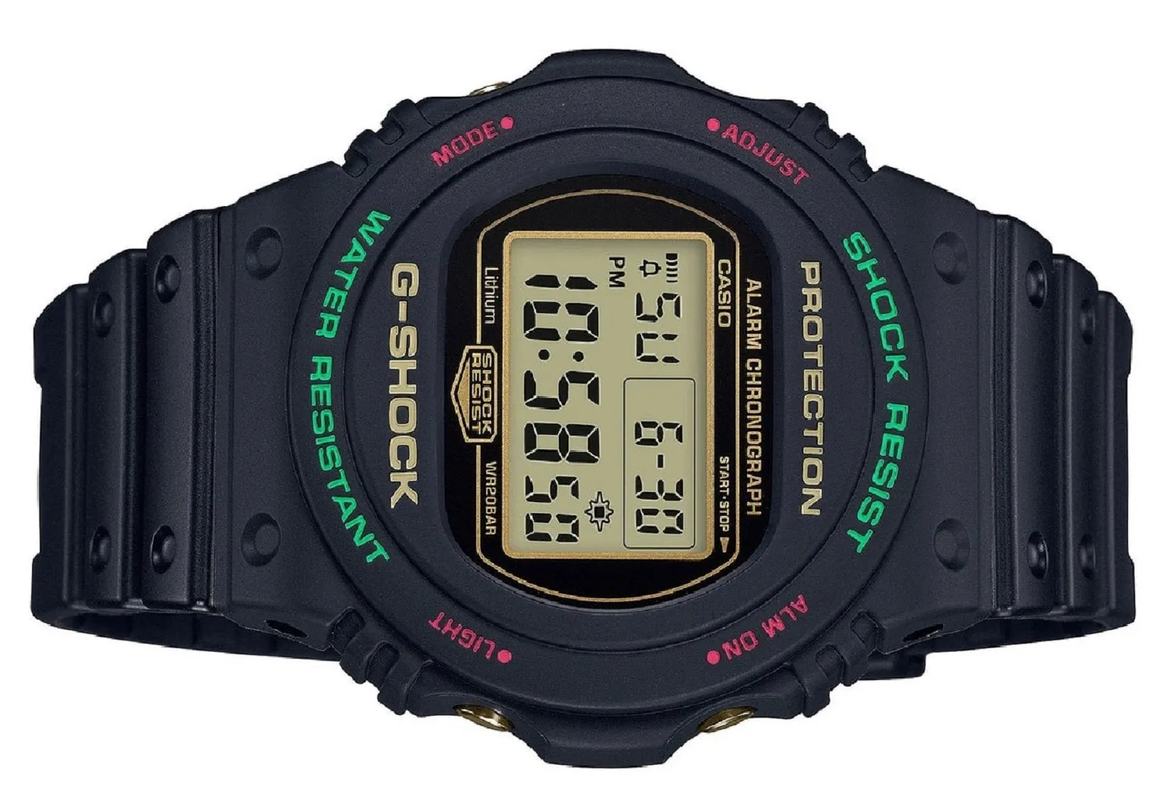 Casio G-shock DW-5700TH-1 Digital Rubber Strap Watch For Men