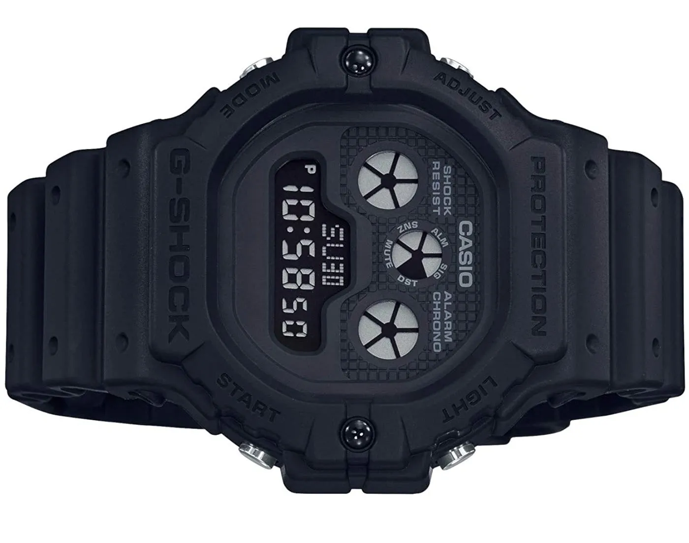 Casio G-shock DW-5900BB-1 Digital Rubber Strap Watch For Men