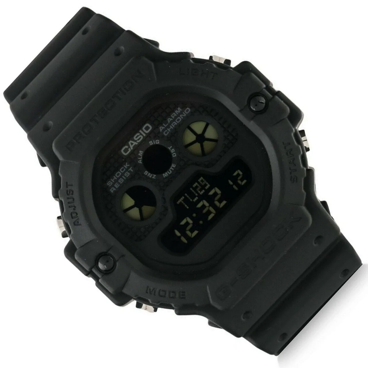 Casio G-shock DW-5900BB-1 Digital Rubber Strap Watch For Men