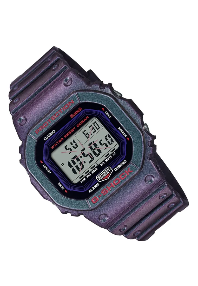 Casio G-shock DW-B5600AH-6DR Digital Rubber Strap Watch For Men