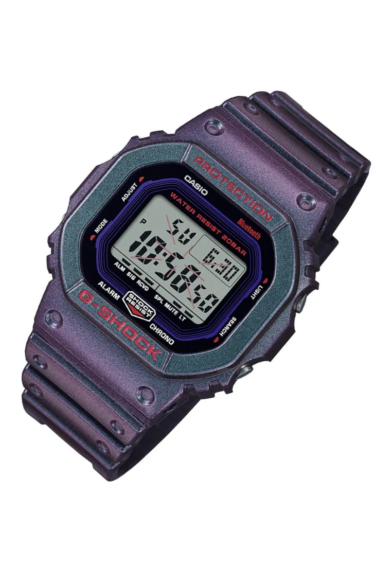 Casio G-shock DW-B5600AH-6DR Digital Rubber Strap Watch For Men