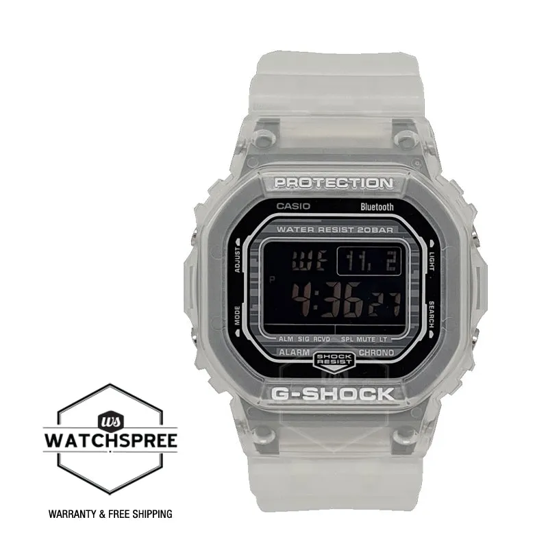 Casio G-Shock DWB-5600 Lineup Bluetooth White Translucent Gradated Resin Band DWB5600G-7D DW-B5600G-7D DW-B5600G-7