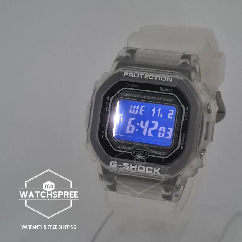 Casio G-Shock DWB-5600 Lineup Bluetooth White Translucent Gradated Resin Band DWB5600G-7D DW-B5600G-7D DW-B5600G-7