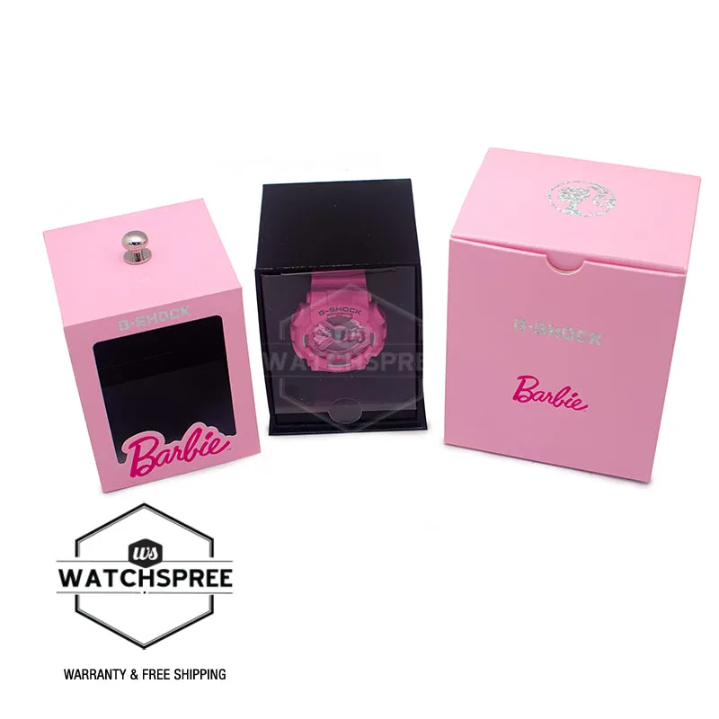 Casio G-Shock for Ladies' Barbie? Collaboration Model Bio-Based Pink Resin Band Watch GMAS110BE-4A GMA-S110BE-4A