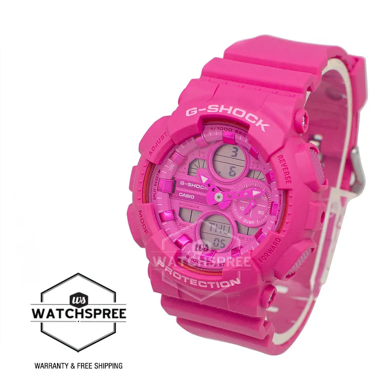 Casio G-Shock for Ladies' GA-140 Lineup Power Pink Series Watch GMAS140PP-4A GMA-S140PP-4A