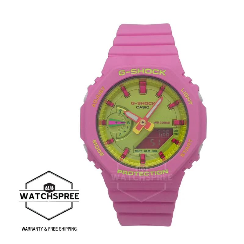 Casio G-Shock for Ladies' GMA-S2100 Lineup Carbon Core Guard Structure Summer Series Watch GMAS2100BS-4A GMA-S2100BS-4A