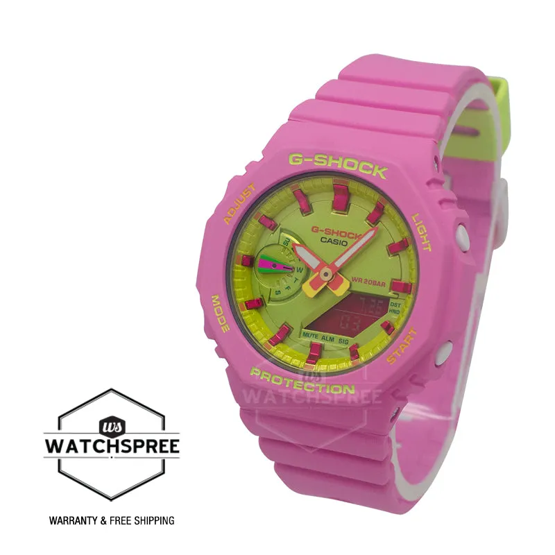 Casio G-Shock for Ladies' GMA-S2100 Lineup Carbon Core Guard Structure Summer Series Watch GMAS2100BS-4A GMA-S2100BS-4A