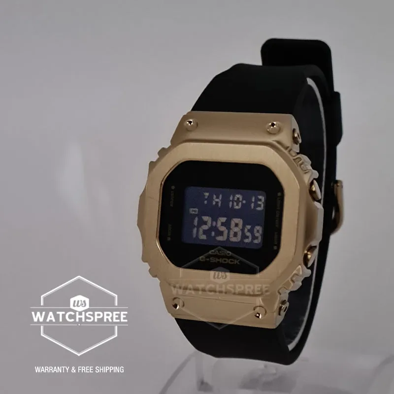 Casio G-Shock for Ladies' Metal-Clad Black Resin Band Watch GMS5600GB-1D GM-S5600GB-1D GM-S5600GB-1