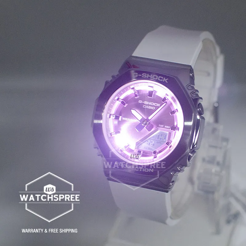 Casio G-Shock for Ladies' Metal-Clad Octagonal Watch GMS2110-7A6 GM-S2110-7A6