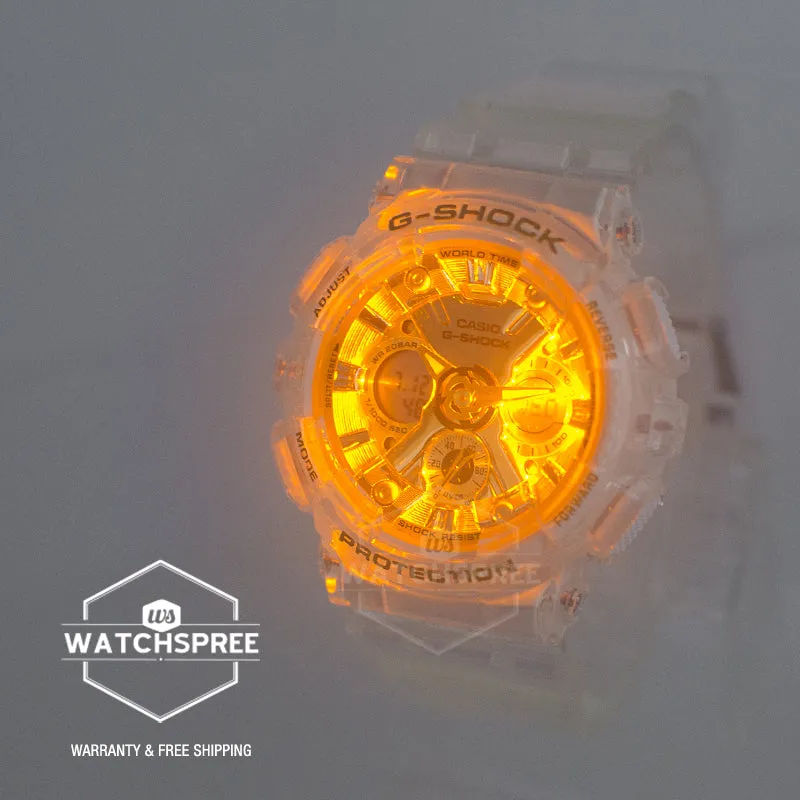 Casio G-Shock for Ladies' Translucent Resin Band Watch GMAS120SG-7A GMA-S120SG-7A