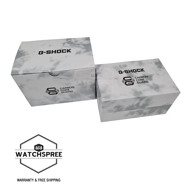 Casio G-Shock Frozen Forest Carbon Core Guard Structure White Camouflage Pattern Resin Band Watch GAE2100GC-7A GAE-2100GC-7A