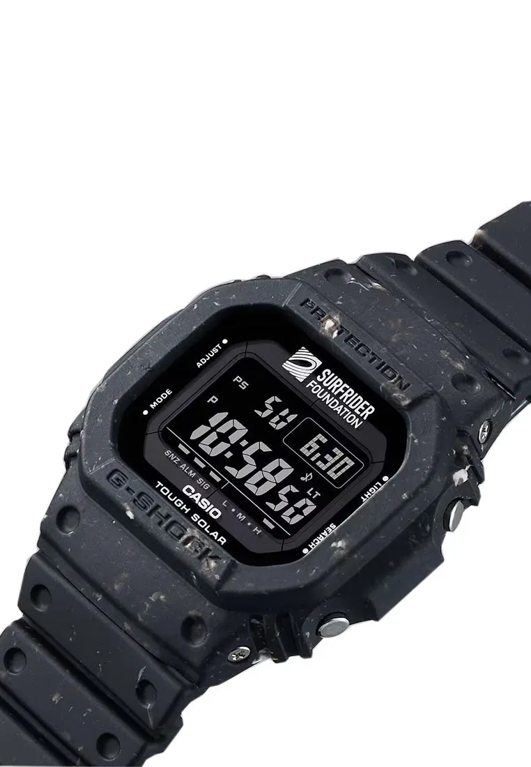 Casio G-shock G-5600SRF-1DR "Surfrider Foundation" Digital Rubber Strap Solar Watch For Men