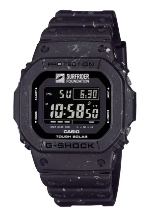 Casio G-shock G-5600SRF-1DR "Surfrider Foundation" Digital Rubber Strap Solar Watch For Men