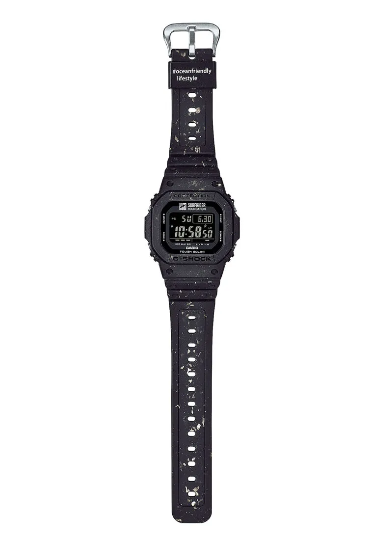 Casio G-shock G-5600SRF-1DR "Surfrider Foundation" Digital Rubber Strap Solar Watch For Men