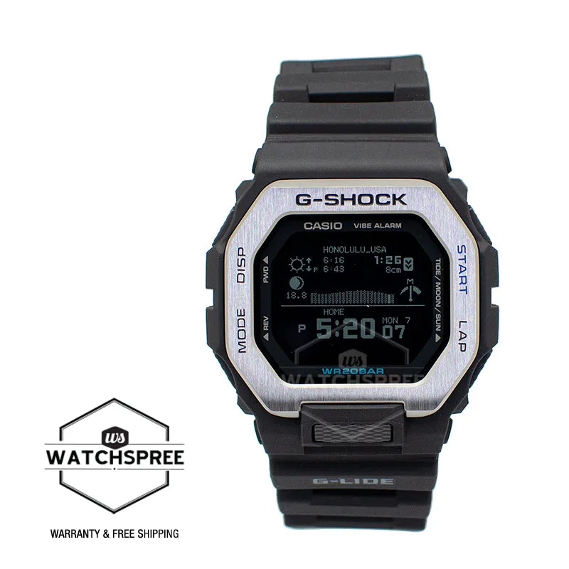 Casio G-Shock G-LIDE lineup Black Resin Band Watch GBX100-1D GBX-100-1