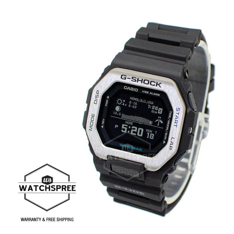 Casio G-Shock G-LIDE lineup Black Resin Band Watch GBX100-1D GBX-100-1