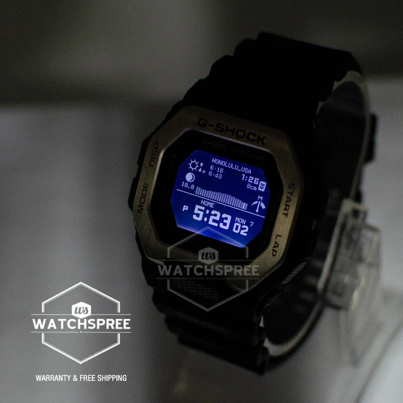 Casio G-Shock G-LIDE lineup Black Resin Band Watch GBX100-1D GBX-100-1
