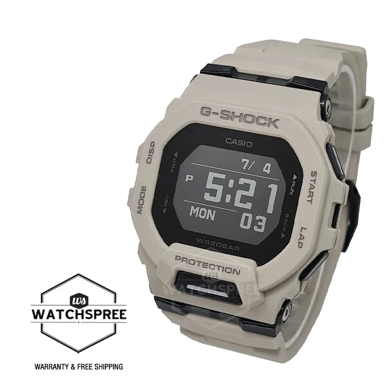 Casio G-Shock G-SQUAD Bluetooth Sand Resin Band Watch GBD200UU-9D GBD-200UU-9D