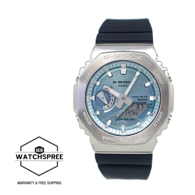 Casio G-Shock G-Steel GBM-2100 Lineup Bluetooth Tough Solar Bio-Based Watch GBM-2100A-1A2