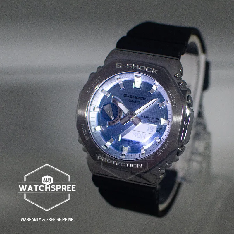 Casio G-Shock G-Steel GBM-2100 Lineup Bluetooth Tough Solar Bio-Based Watch GBM-2100A-1A2