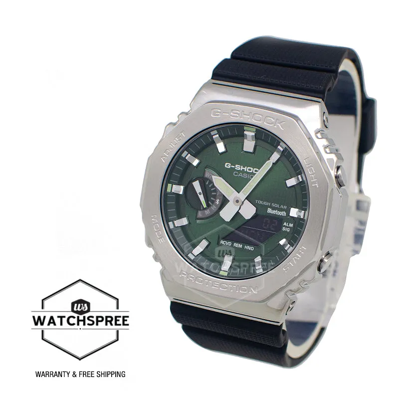 Casio G-Shock G-Steel GBM-2100 Lineup Bluetooth Tough Solar Bio-Based Watch GBM-2100A-1A3