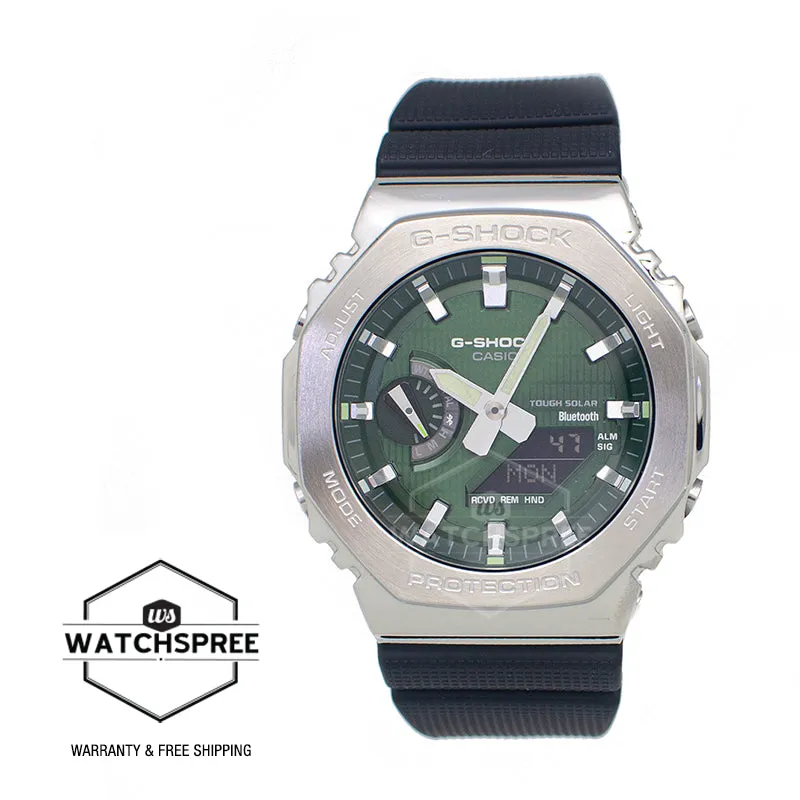 Casio G-Shock G-Steel GBM-2100 Lineup Bluetooth Tough Solar Bio-Based Watch GBM-2100A-1A3