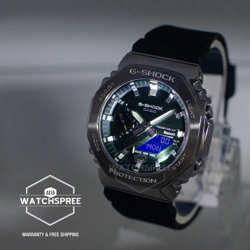 Casio G-Shock G-Steel GBM-2100 Lineup Bluetooth Tough Solar Bio-Based Watch GBM-2100A-1A3