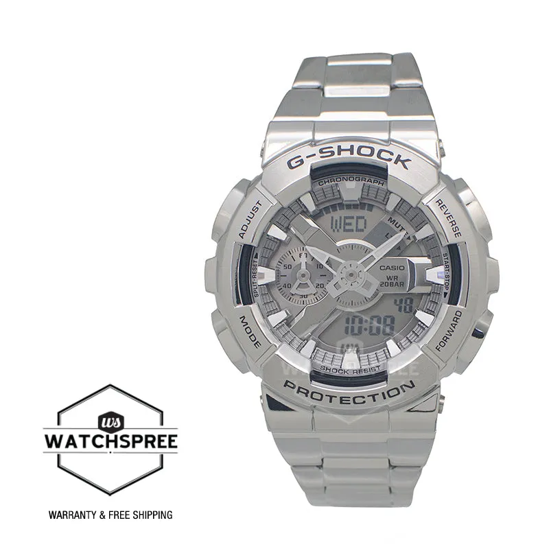 Casio G-Shock G-Steel GM-110 Lineup Stainless Steel Band Watch GM110D-8A GM-110D-8A