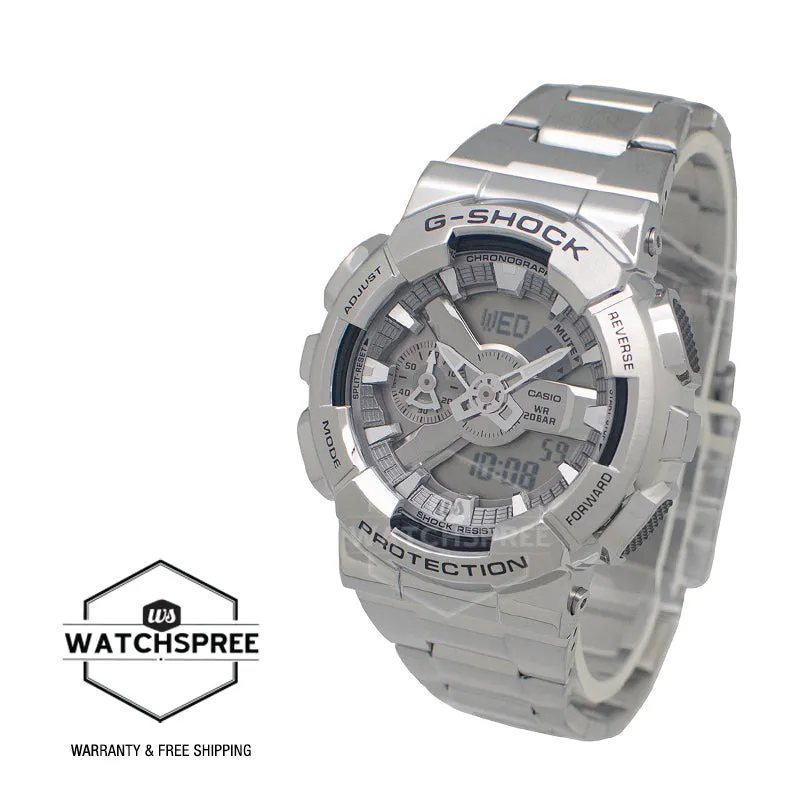 Casio G-Shock G-Steel GM-110 Lineup Stainless Steel Band Watch GM110D-8A GM-110D-8A