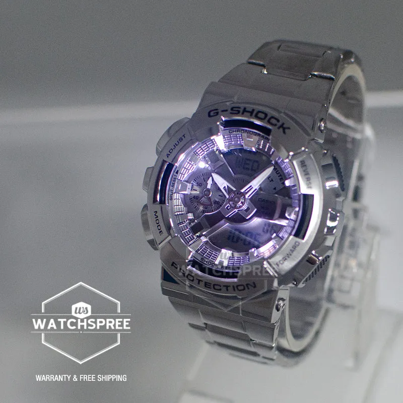 Casio G-Shock G-Steel GM-110 Lineup Stainless Steel Band Watch GM110D-8A GM-110D-8A