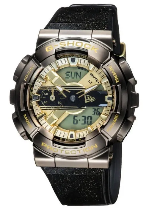 Casio G-Shock G-STEEL x NEW ERA Ion-Plated Black/Gold Mens Watch GM110NE-1A