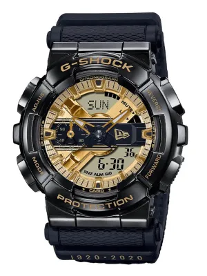 Casio G-Shock G-STEEL x NEW ERA Ion-Plated Black/Gold Mens Watch GM110NE-1A