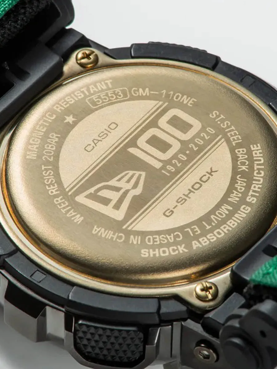 Casio G-Shock G-STEEL x NEW ERA Ion-Plated Black/Gold Mens Watch GM110NE-1A