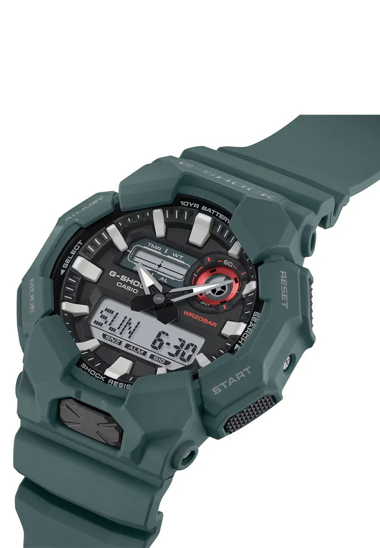 Casio G-shock GA-010-2A Digital Analog Rubber Strap Watch for Men