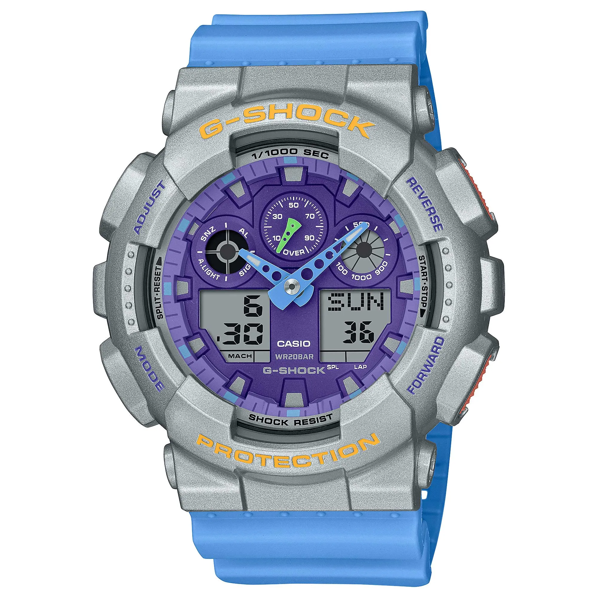 Casio G-Shock GA-100 Lineup Euphoria Series Watch GA100EU-8A2 GA-100EU-8A2