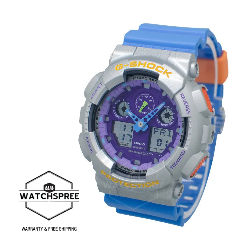 Casio G-Shock GA-100 Lineup Euphoria Series Watch GA100EU-8A2 GA-100EU-8A2