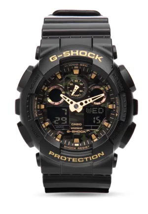 Casio G-shock GA-100CF-1A9 Digital Analog Rubber Strap Watch For Men