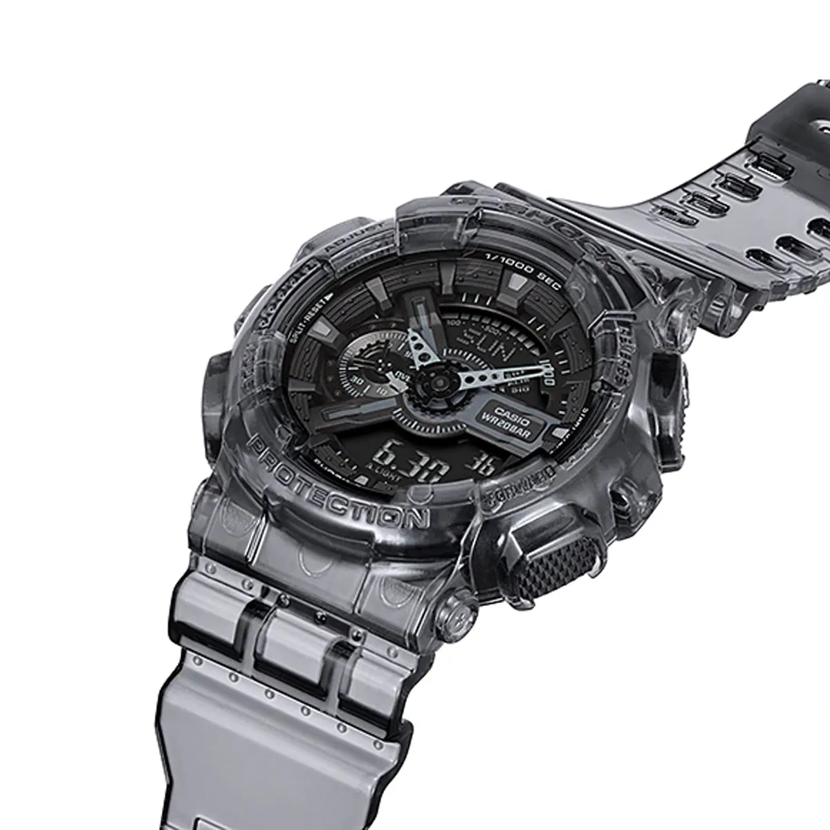 Casio G-shock GA-110SKE-8A Digital Analog Rubber Strap Watch For Men