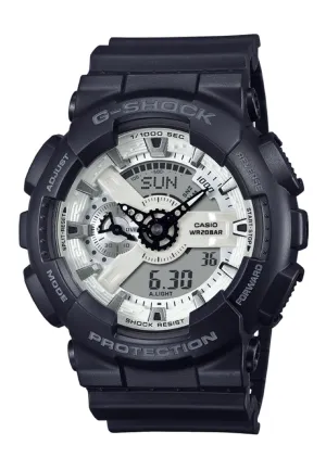 Casio G-shock GA-110WD-1A Digital Analog Rubber Strap Watch for Men