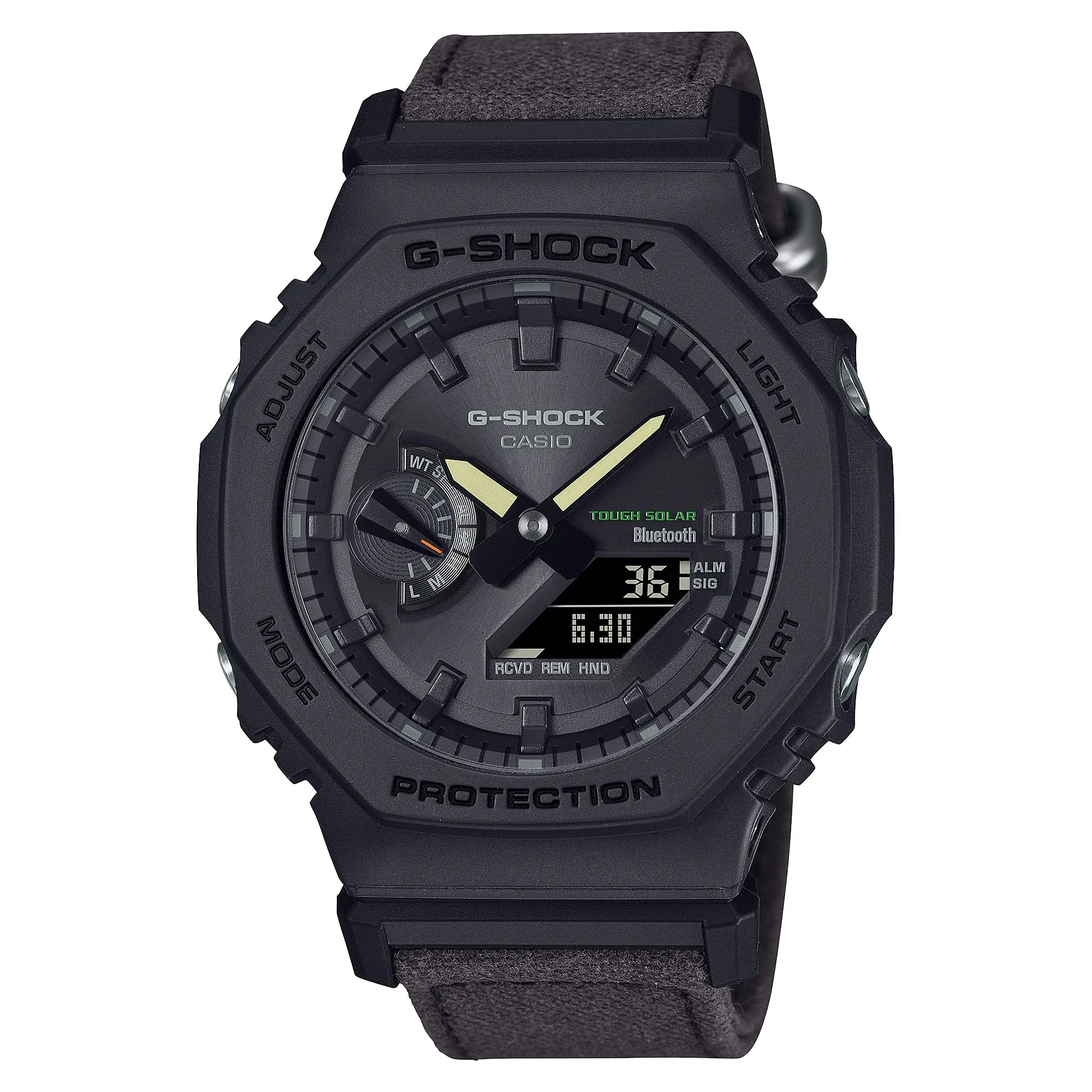 Casio G-Shock GA-2100 Lineup Carbon Core Guard Structure Bluetooth Solar Watch GAB2100CT-1A5 GA-B2100CT-1A5