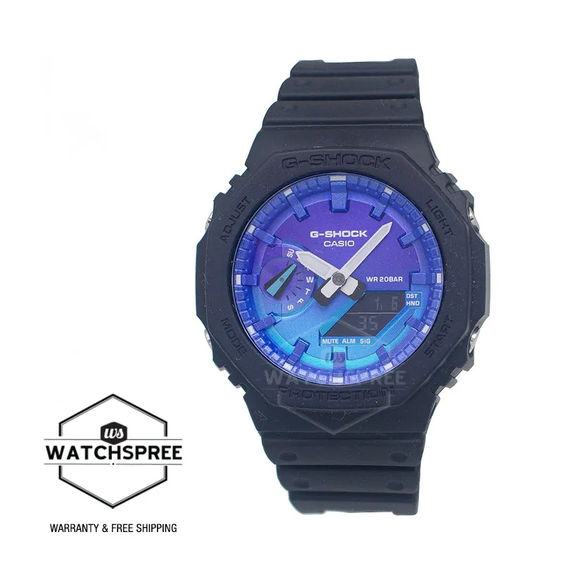 Casio G-Shock GA-2100 Lineup Carbon Core Guard Structure Flame Inside Series Watch GA2100FL-1A GA-2100FL-1A