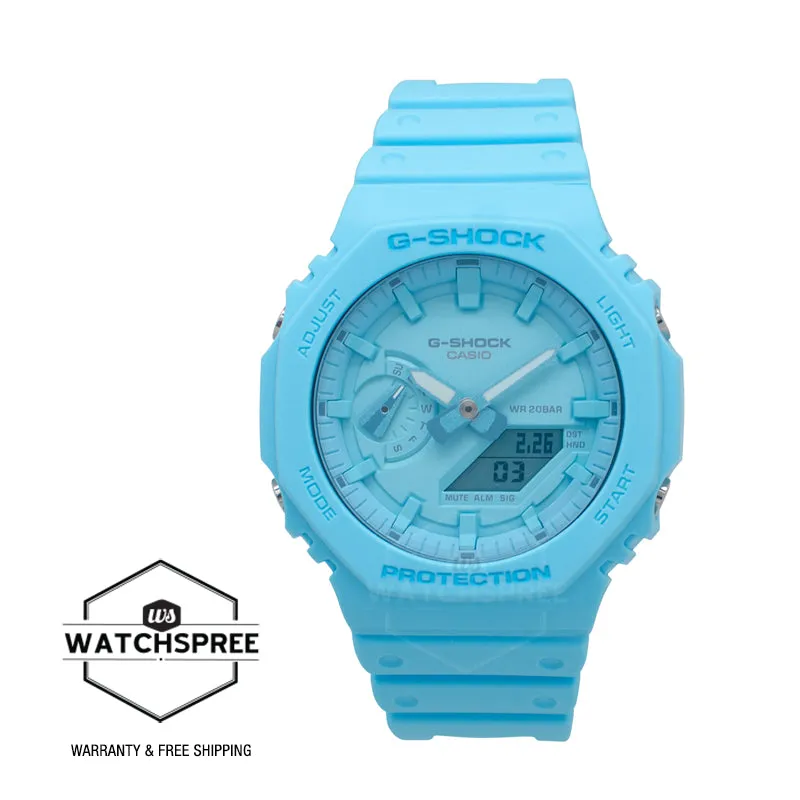 Casio G-Shock GA-2100 Lineup Carbon Core Guard Structure Tone-on-Tone Series Watch GA2100-2A2 GA-2100-2A2