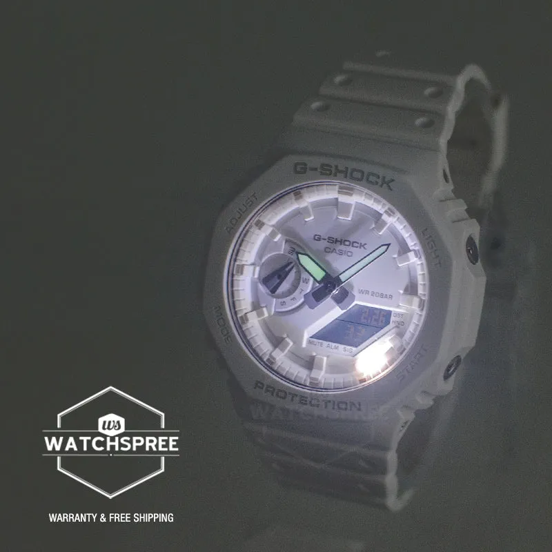 Casio G-Shock GA-2100 Lineup Carbon Core Guard Structure Tone-on-Tone Series Watch GA2100-7A7 GA-2100-7A7