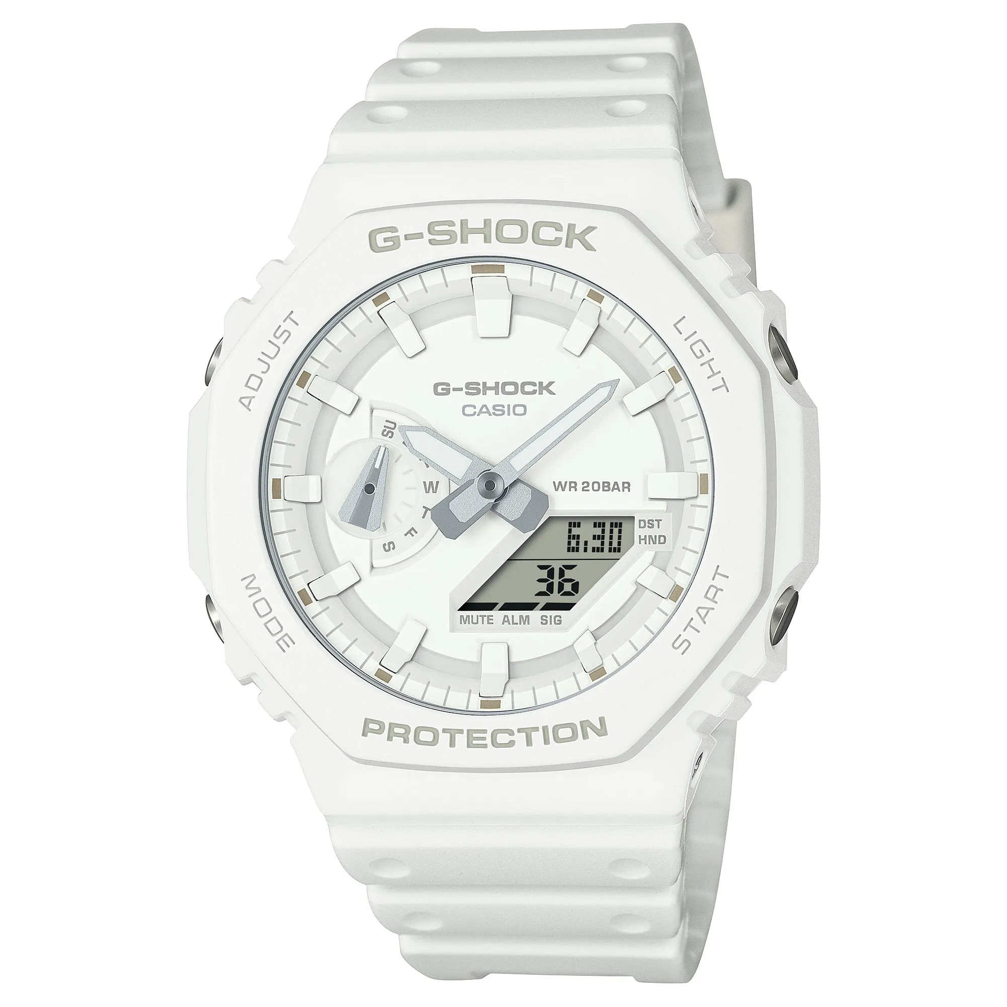 Casio G-Shock GA-2100 Lineup Carbon Core Guard Structure Tone-on-Tone Series Watch GA2100-7A7 GA-2100-7A7