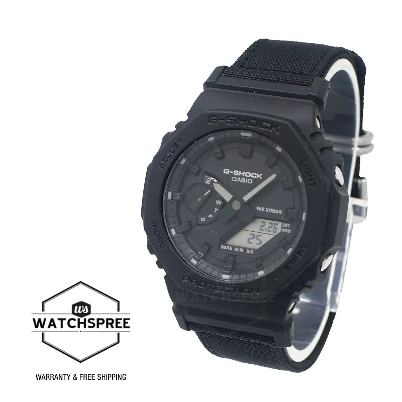 Casio G-Shock GA-2100 Lineup Carbon Core Guard Structure Utility Black Bluetooth  Watch GA2100BCE-1A GA-2100BCE-1A